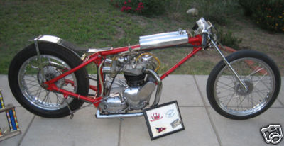 Triumph Bobber Land Speed Racer